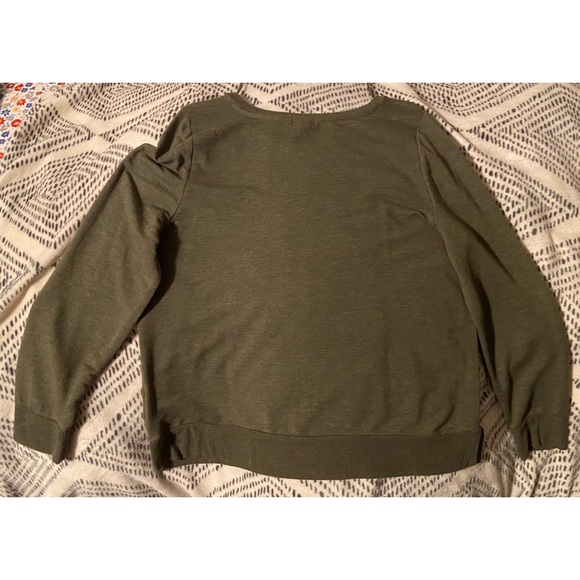 Embroidered Green Sweater - Picture 2 of 3